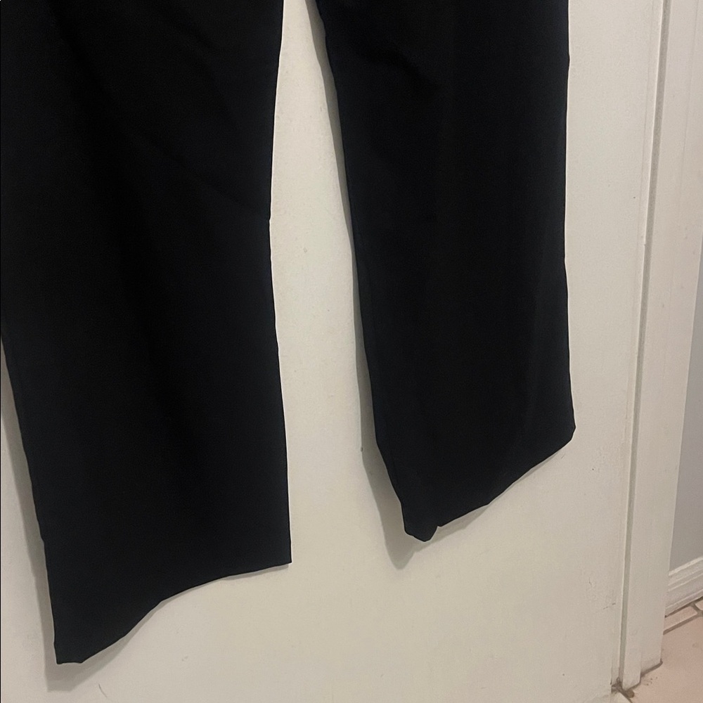 Wild Fable Women's High-Rise Wide Leg Black Trousers - Picture 9 of 11